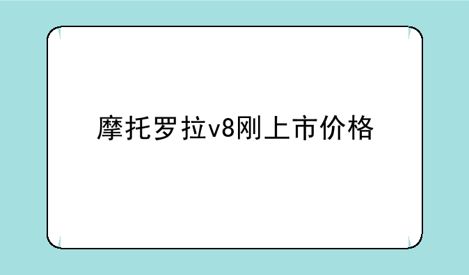 摩托罗拉v8刚上市价格